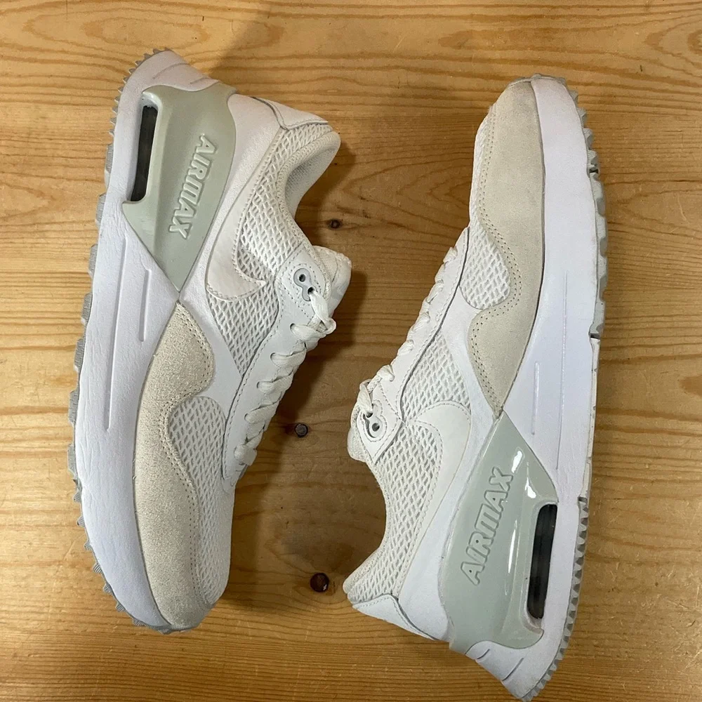 Nike Air Max Systm Lifestyle Shoes Men’s 8.5 White Pure Platinum DM9537-101
